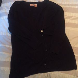 Black boyfriend cardigan